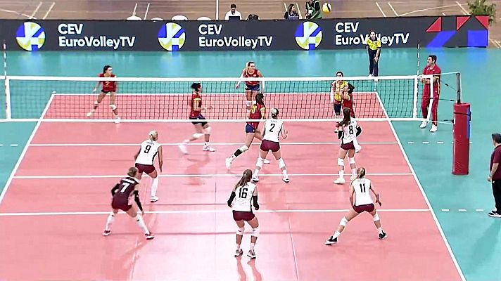 Voleibol - Clasificación Cto. de Europa fem.: España - Letonia