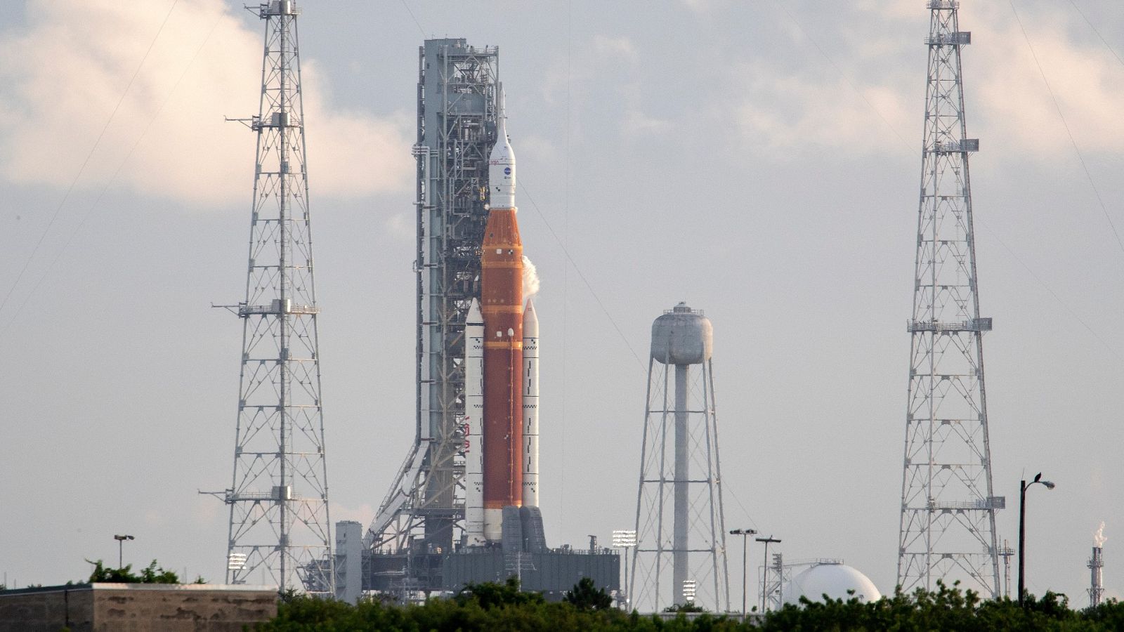 Suspendido el despegue de la misión Artemis I con destino a la Luna
