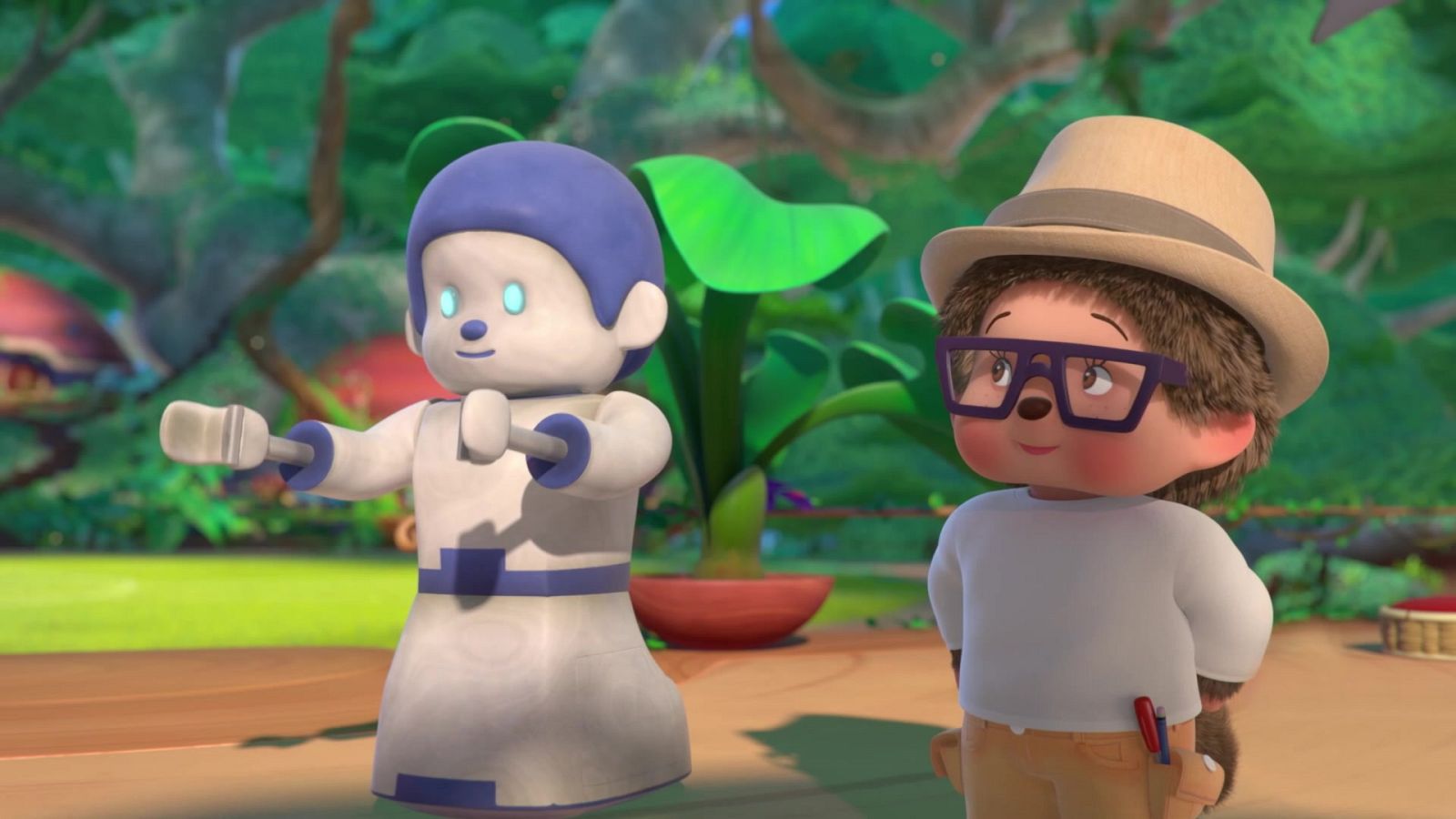 El robot y los bongolines - La tribu Monchhichi | Ver