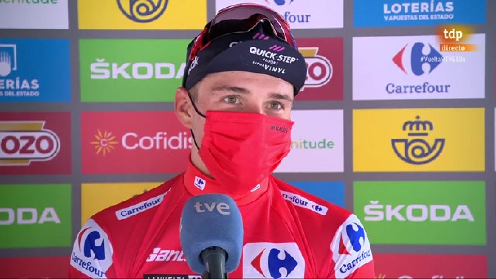 Remco Evenepoel: "No tengo miedo a nada en lo que queda de Vuelta" -- Ver ahora