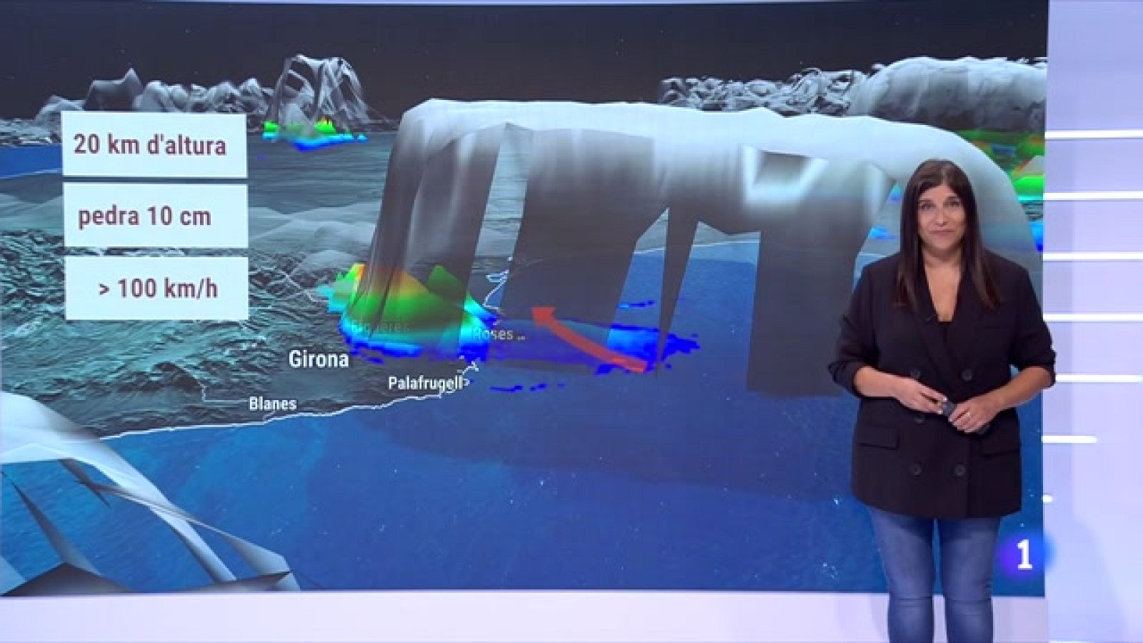 ¿Per què va caure aquesta pedra de mida tan gran a La Bisbal d'Empordà?