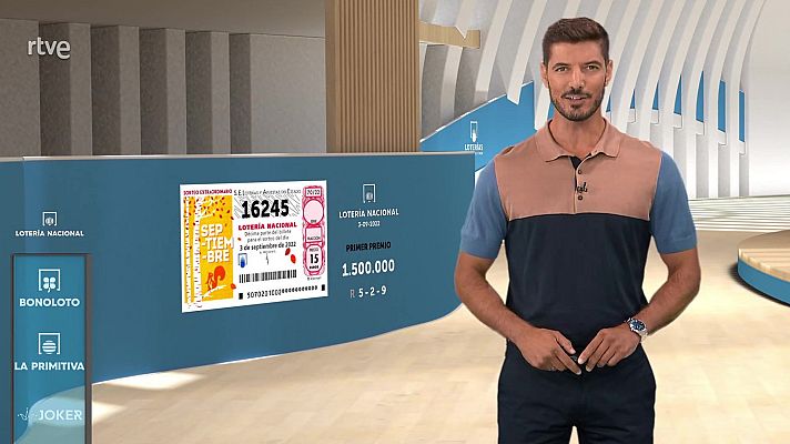 Loterías - Sorteo de la Lotería Nacional del 03/09/2022