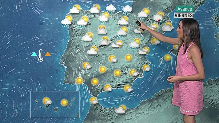 El tiempo - Las temperaturas máximas suben en los litorales del sur y este peninsular