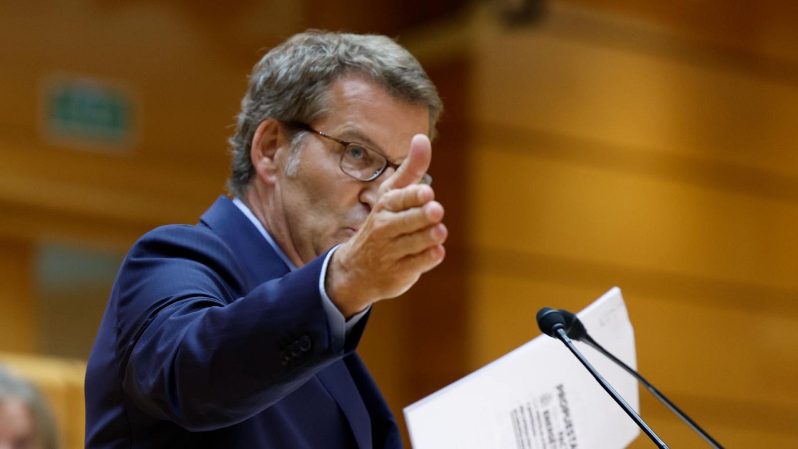 Feijóo a Sánchez: "Es un mal presidente en sus últimos momentos" - La tarde en 24h | Ver