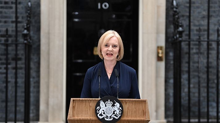 Telediario 2 - Liz Truss promete reducir la factura eléctrica y los impuestos ante la crisis