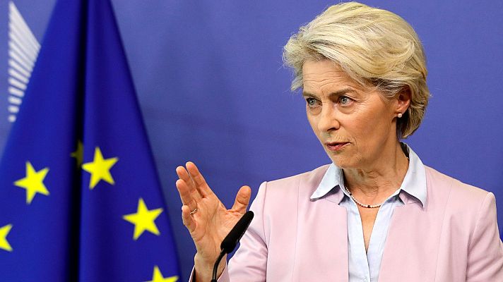 Telediario 1 - Bruselas propone establecer un tope al precio del gas ruso