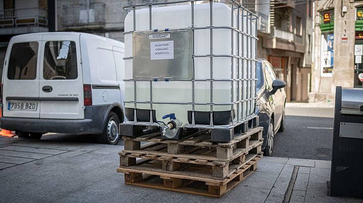 Telediario 1 - La sequía provoca cortes en el suministro de agua potable en pueblos de toda España