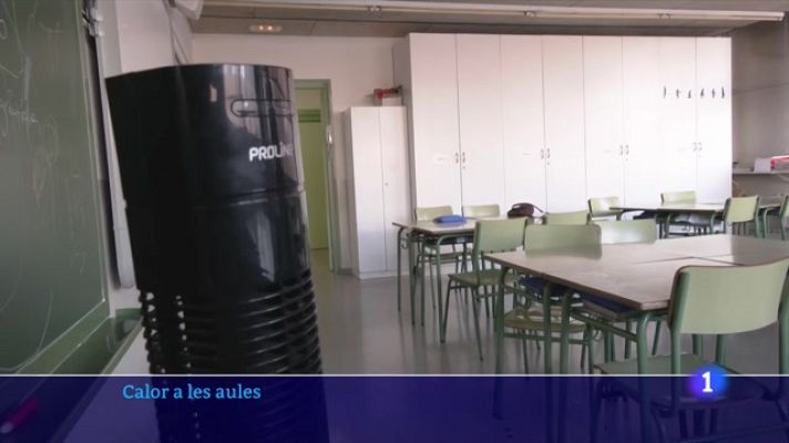 L'Informatiu - Temperatures record a les aules