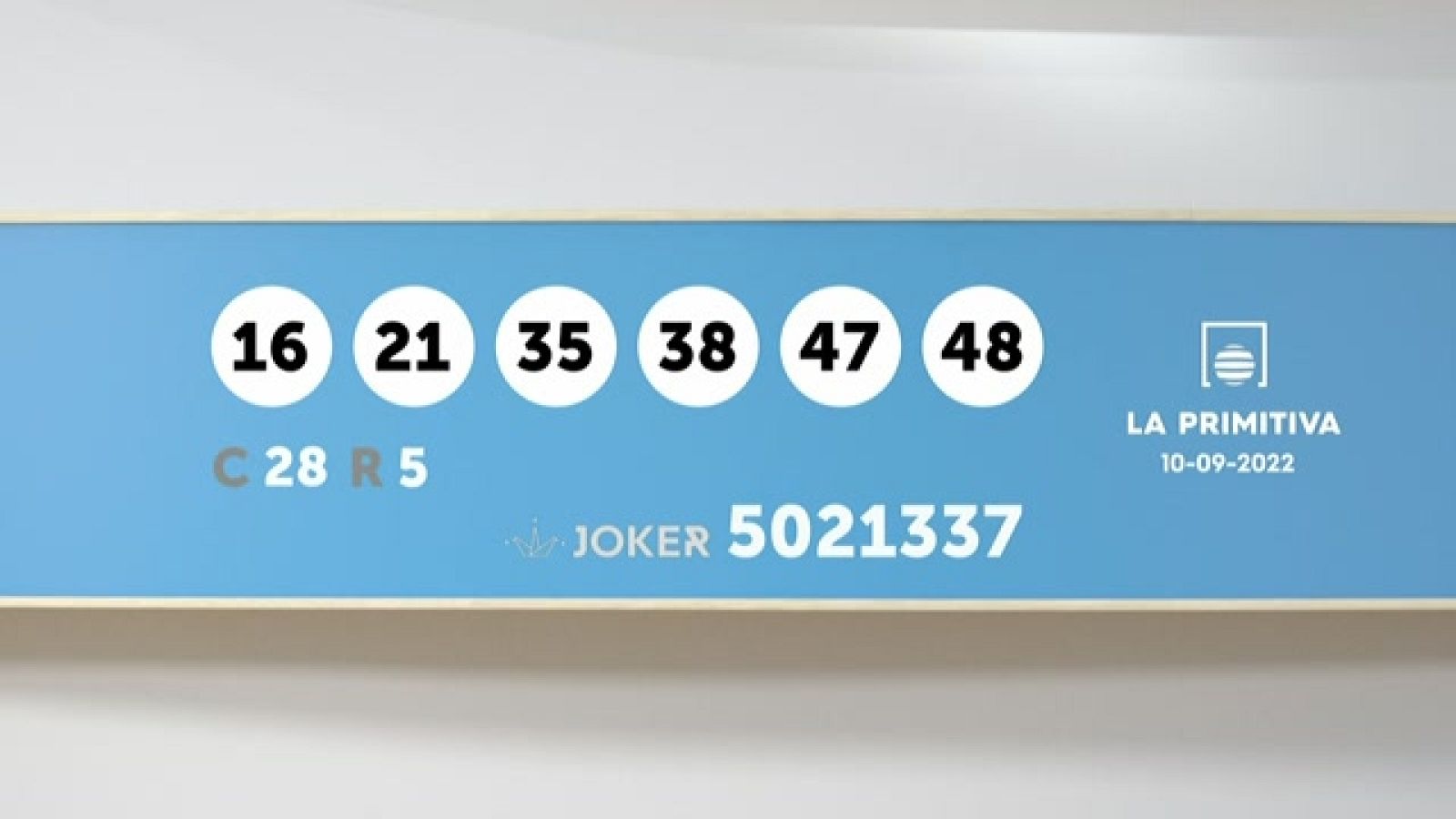 Sorteo de la Lotería Primitiva y Joker del 10/09/2022 - Ver ahora