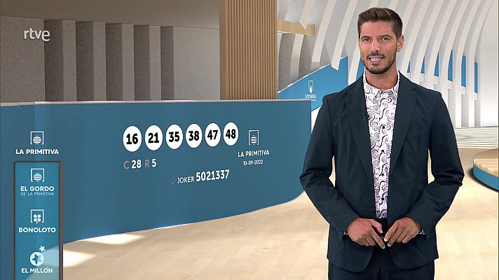 Loterías - Sorteo de la Bonoloto y Primitiva del 10/09/2022