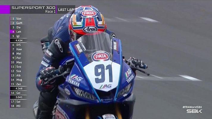 Motociclismo - Camp. Mundo Superbike. World Supersport 300, 1ª carrera