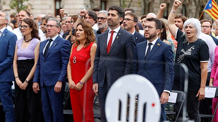 Telediario Fin de Semana - La Diada de Cataluña, marcada por las discrepancias