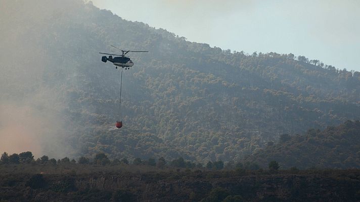 Telediario Fin de Semana - El incendio en Los Guájares arrasa con más de 3.000 hectáreas
