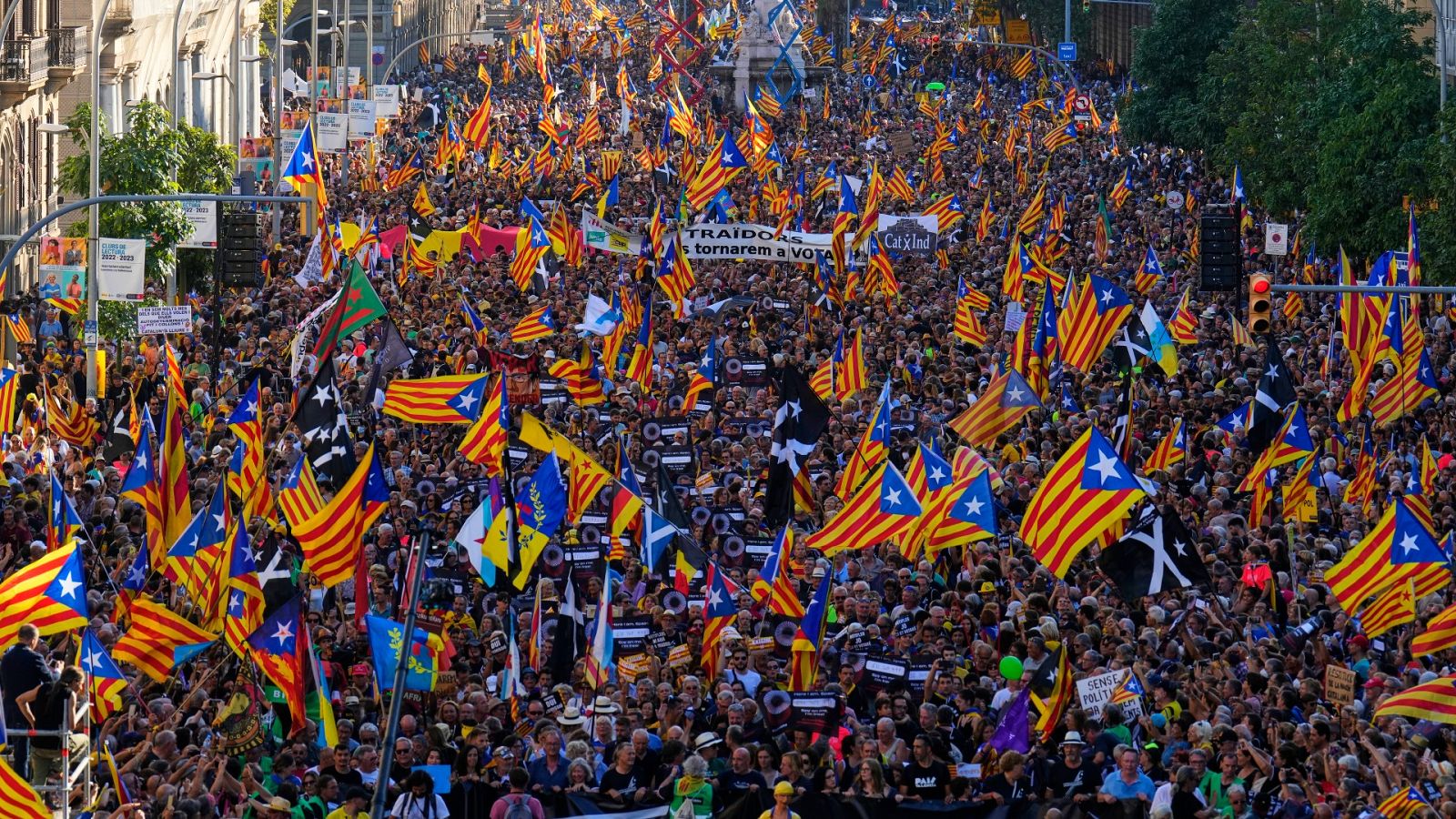 La Diada reúne a unas 150.000 personas en Barcelona