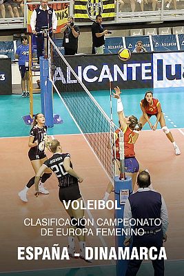 Voleibol - Clasificación Camp. Europa femenino: España - Dinamarca