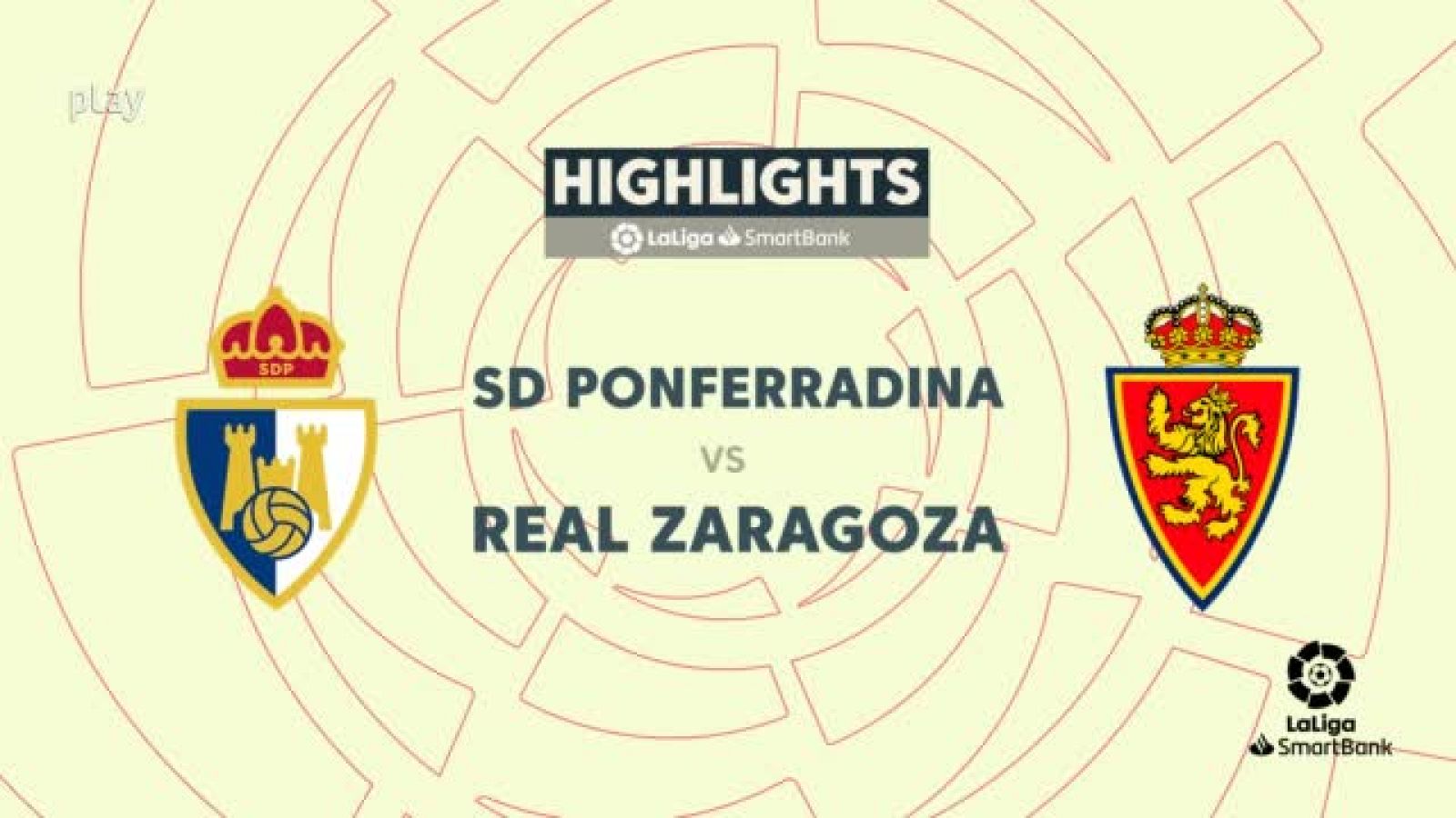 Segunda División | Ponferradina - Zaragoza. Resumen jornada 5ª. Ver ahora
