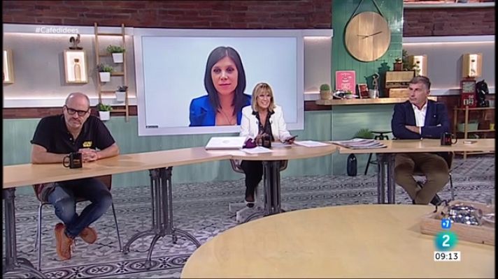 Cafè d'idees - Laura Borràs, Marta Vilalta i Elisabet II