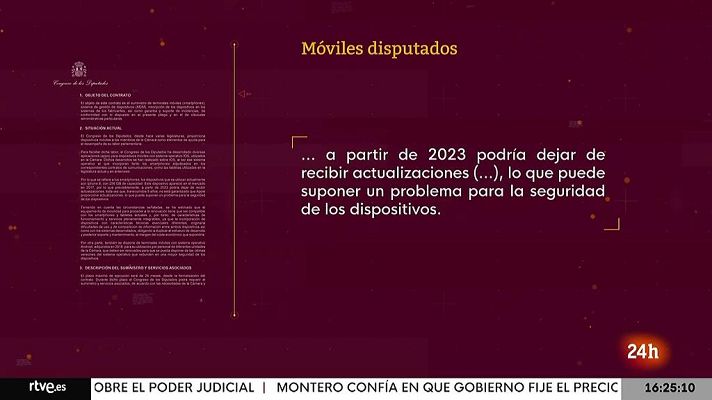 Parlamento - Renovación de los móviles del Congreso