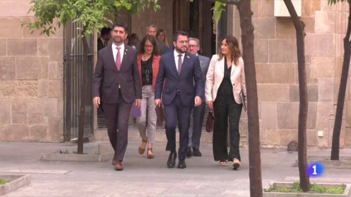 L'Informatiu - Reunió d'Aragonès amb les entitats independentistes després de la Diada