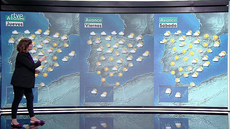 Temperaturas diurnas en acusado descenso en buena parte de la Península, y todavía muy altas en Baleares - ver ahora