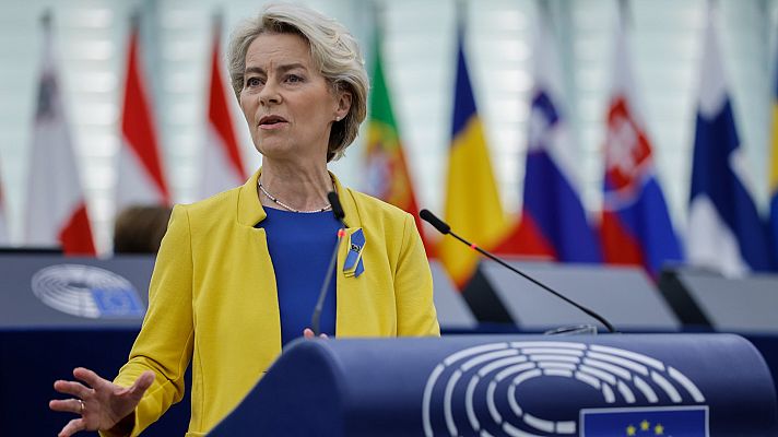 Informativo 24h - Von der Leyen, sobre la guerra en Ucrania: "Las sanciones están aquí para quedarse, es tiempo de resolución"