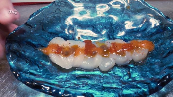 Aquí la Tierra - Dos receta de vieira japonesa