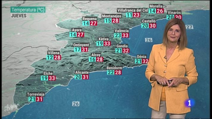 L'informatiu - Comunitat Valenciana - El tiempo en la Comunitat Valenciana - 14/09/22