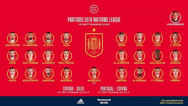 Luis Enrique ofrece la lista de convocados homenajeando a La Vuelta junto a Aitor Unzué