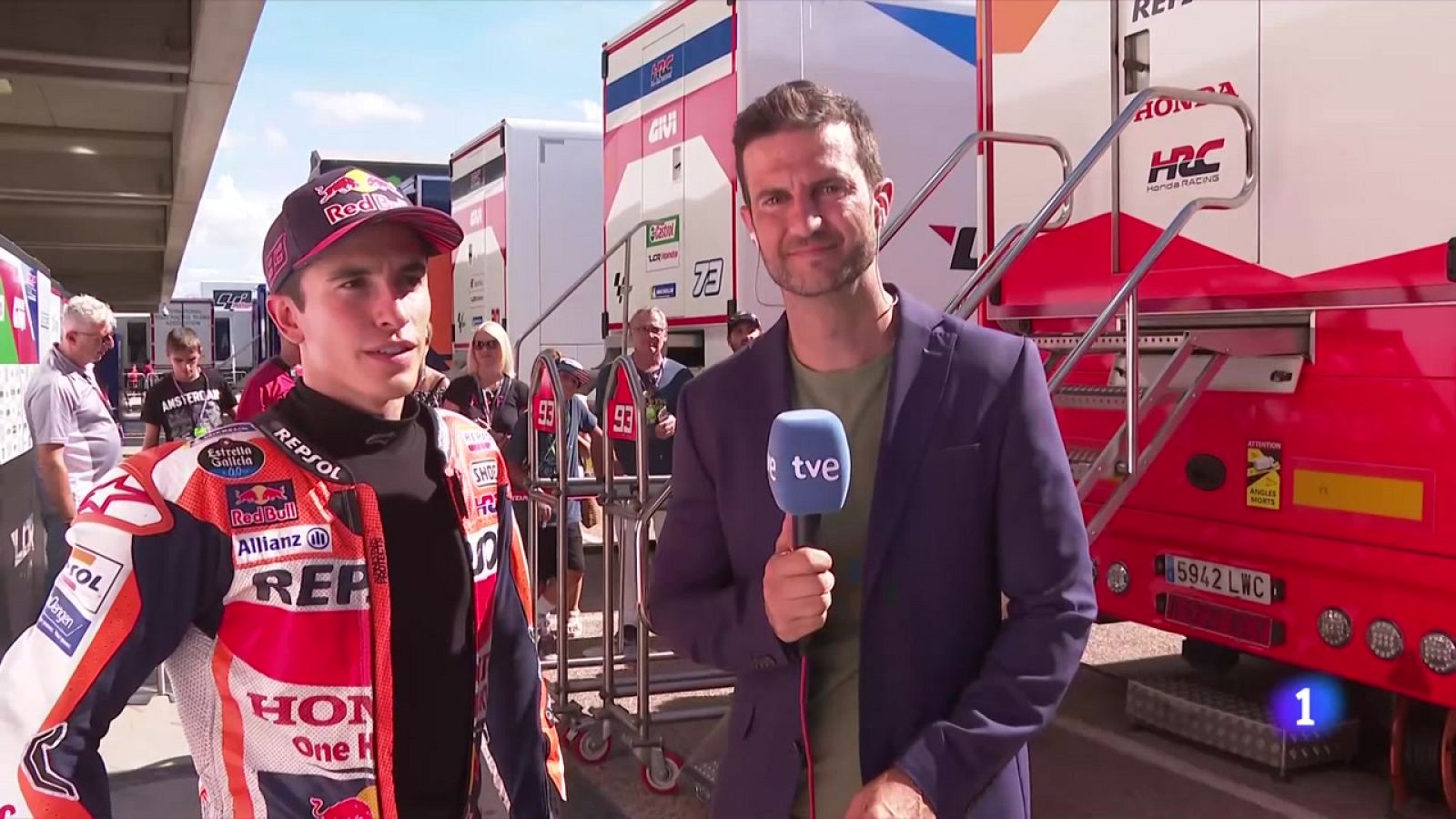 Marc Márquez vuelve con el octavo mejor tiempo en Aragón | Ver