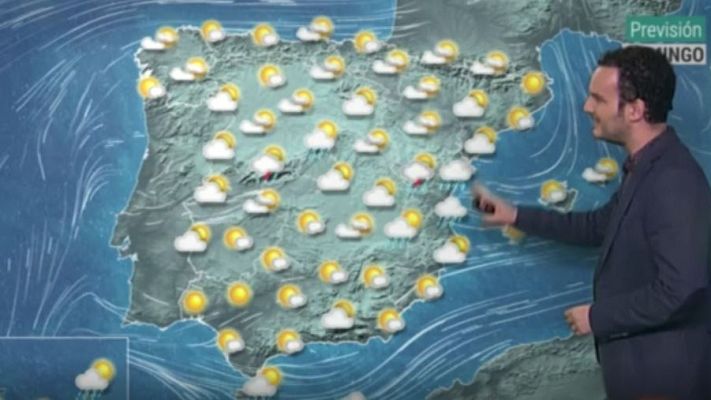 El tiempo - Lluvias localmente fuertes en la costa este peninsular