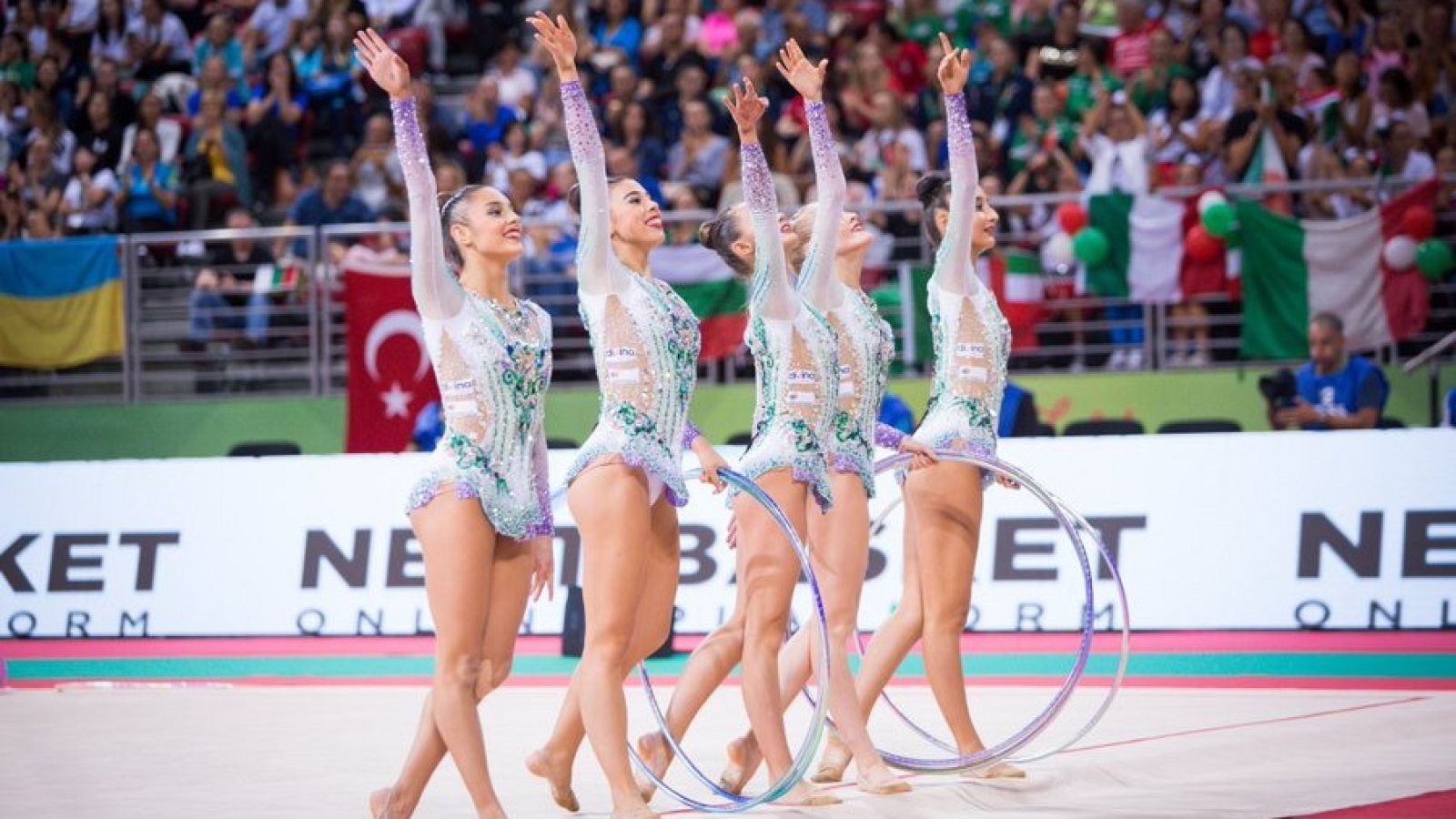 España, bronce en aros en el campeonato del mundo de rítmica - Gimnasia rítmica | Ver