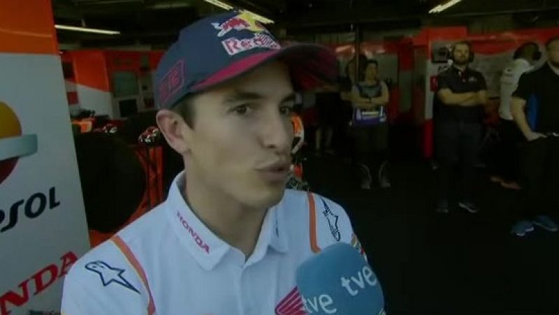 Marc Márquez, tras su abandono: "Tenía ganas de hacer la carrera, pero se ha juntado todo"