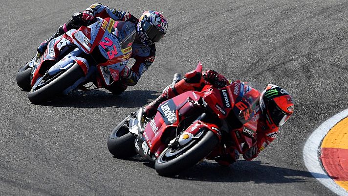 Telediario Fin de Semana - Bastianini gana una carrera con abandono de Quartararo y Márquez