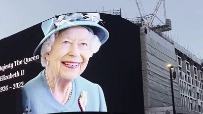 Expectaci�n por el funeral de Isabel II