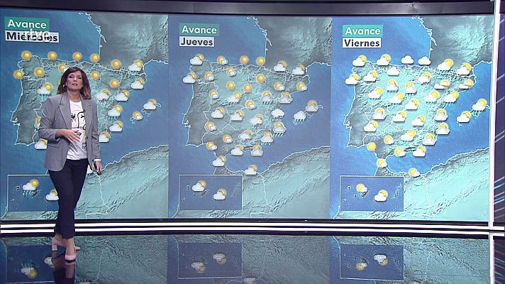 El tiempo - Intervalos de viento fuerte en la costa de Galicia