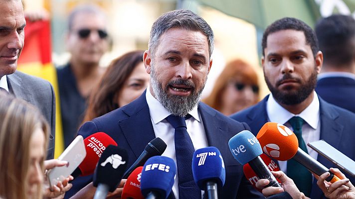 Informativo 24h - Abascal: "Estamos a la espera de que Olona nos diga si ha decidido volver a la política o va a mantener lo que dijo hace un mes"