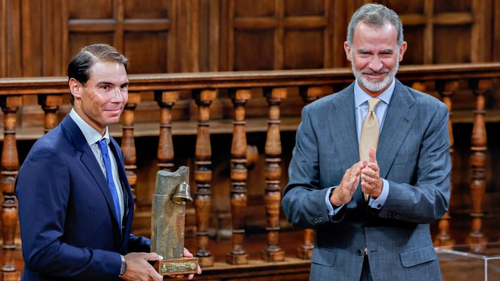 Rafa Nadal, premio Camino Real: \"Mi intención es seguir compitiendo\"