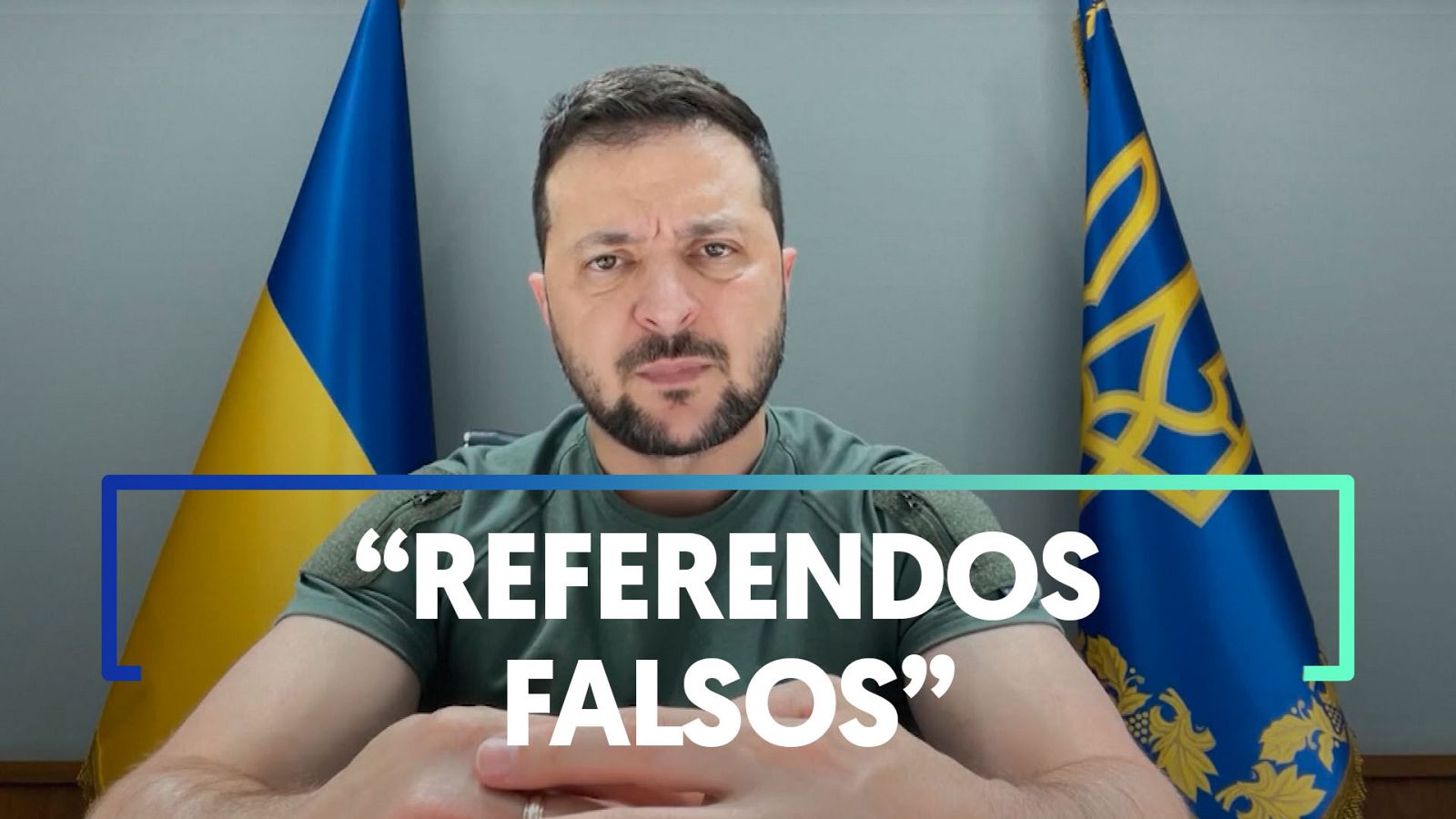 Zelenski contesta a Putin y al intento de anexión rusa de nuevos territorios en Ucrania