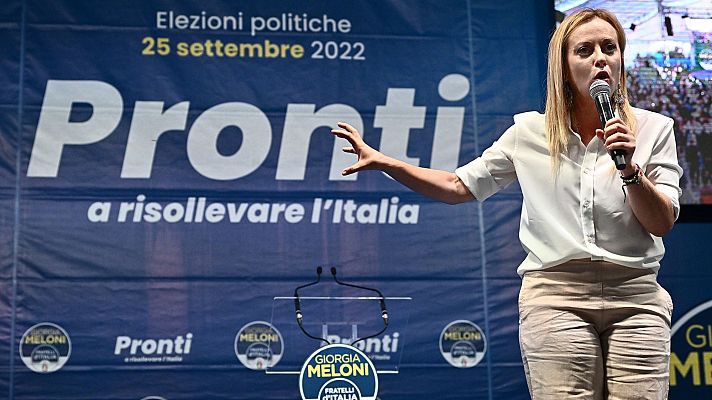 Telediario 1 - Viaje a Las Marcas, la región italiana donde gobierna el partido de Meloni