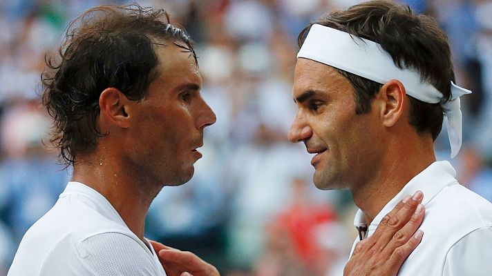 Telediario 2 - Federer desea retirarse en la Laver Cup  jugando un dobles con Rafa Nadal