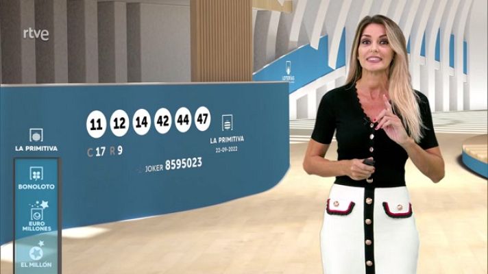 Loterías - Sorteo de la Bonoloto y Primitiva del 22/09/2022