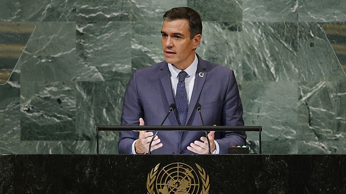 Especiales informativos - Pedro Sánchez en la Asamblea General de la ONU