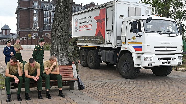 Telediario 1 - Comienza la movilización de los reservistas rusos