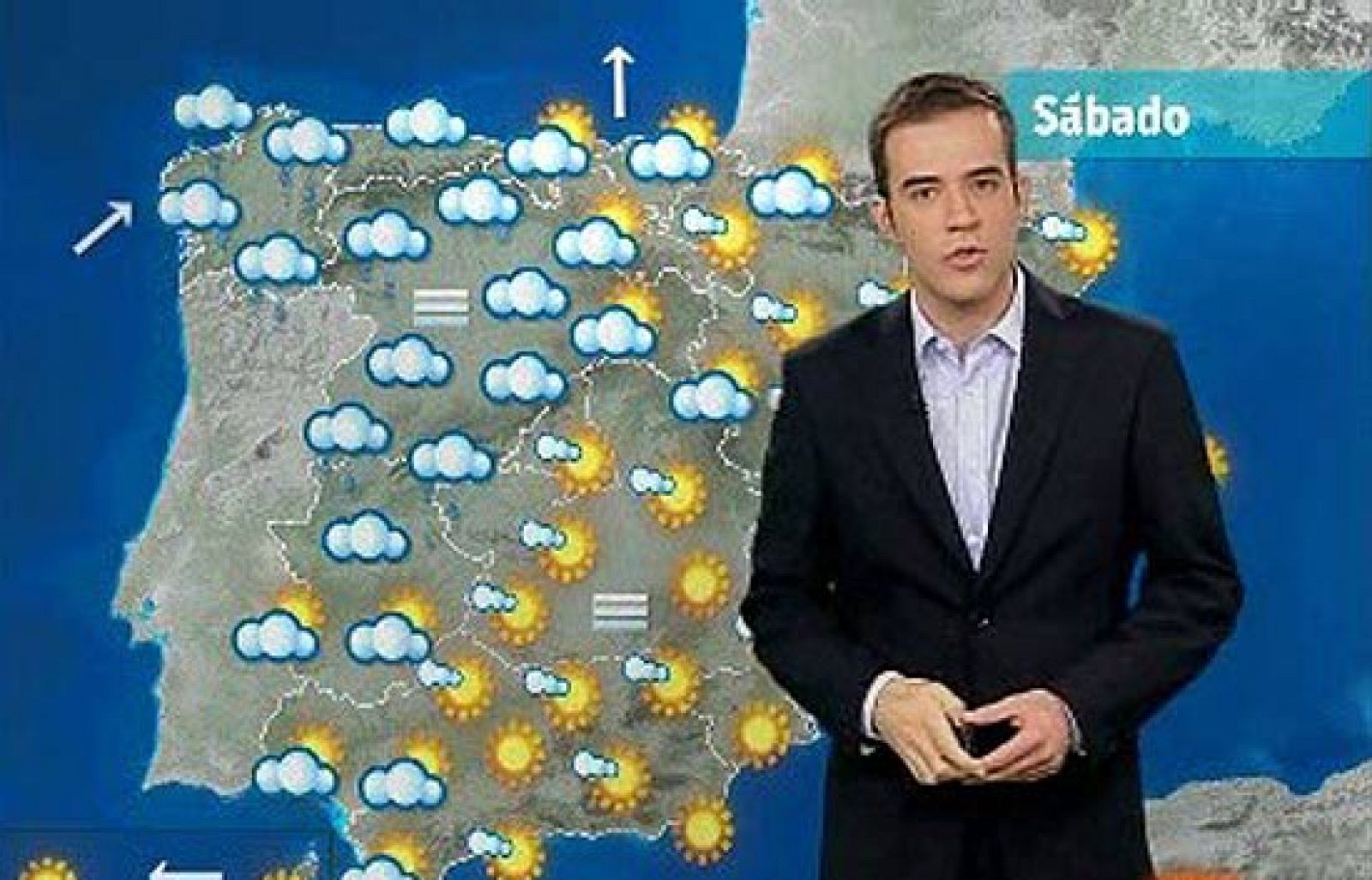 Lluvias en el noroeste y temperaturas en ascenso