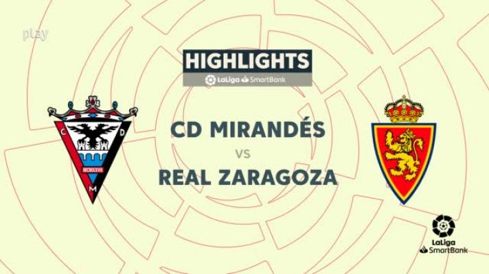 Resúmenes de LaLiga - Mirandés-Zaragoza, resumen 7ª jornada de Liga | Segunda
