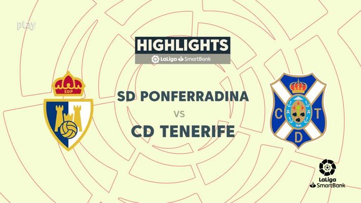 Resúmenes de LaLiga - Ponferradina-Tenerife, resumen 7ª jornada de Liga | Segunda