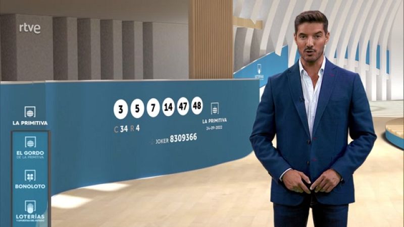 Sorteo de la Bonoloto y Primitiva del 24/09/2022