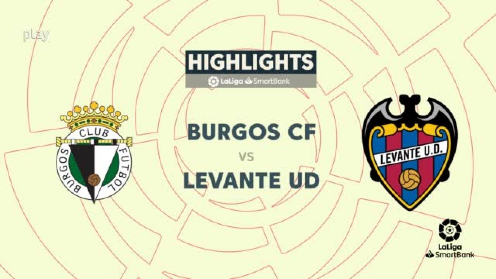 Burgos-Levante, resumen 7ª jornada de Liga | Segunda - ver ahora