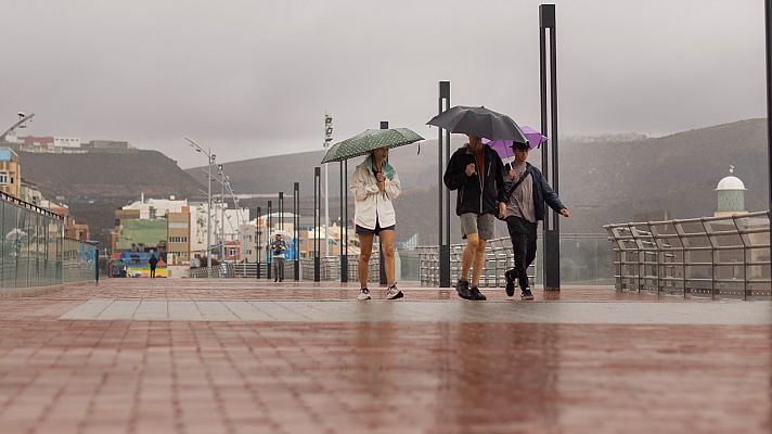 El tiempo - Intensas lluvias en Canarias, Baleares y C.Valenciana