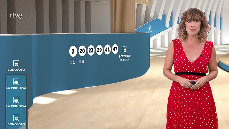 Sorteo de la Bonoloto y Primitiva del 26/09/2022